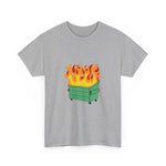 Dumpster Fire Heavy Cotton Tee