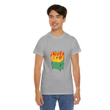 Dumpster Fire Heavy Cotton Tee