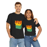 Dumpster Fire Heavy Cotton Tee