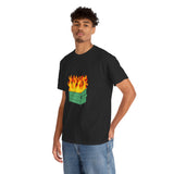 Dumpster Fire Heavy Cotton Tee