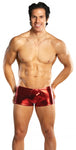 Male Power 153070 Heavy Metal Mini Short Boxer Briefs Color Red