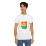 Dumpster Fire Heavy Cotton Tee