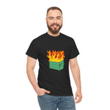 Dumpster Fire Heavy Cotton Tee