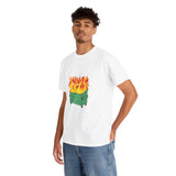 Dumpster Fire Heavy Cotton Tee