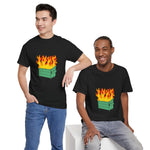 Dumpster Fire Heavy Cotton Tee