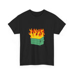 Dumpster Fire Heavy Cotton Tee