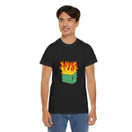 Dumpster Fire Heavy Cotton Tee