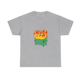 Dumpster Fire Heavy Cotton Tee