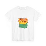 Dumpster Fire Heavy Cotton Tee