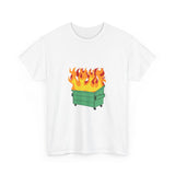 Dumpster Fire Heavy Cotton Tee