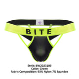 BiteWear BW2023109 Bite My Cherry Thongs Color Green