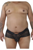 CandyMan 99393X Lace-Mesh Trunks Color Black