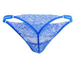 CandyMan 99421X Lace G-String Thongs Color Royal Blue