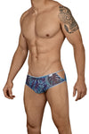 CandyMan 99439 Floral Briefs Color Blue