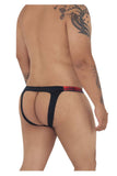 CandyMan 99536X Bikini Jockstrap Color Black Print