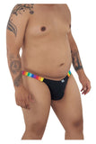 CandyMan 99536X Bikini Jockstrap Color Black Stripes