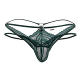 CandyMan 99547 Double Thongs Color Hunter Green