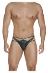 CandyMan 99547 Double Thongs Color Hunter Green