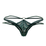 CandyMan 99547 Double Thongs Color Hunter Green