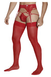 CandyMan 99550 Lace Garter-Jockstrap Outfit Color Red