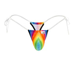 CandyMan 99571X Invisible Micro G-String Color Rainbow Prints