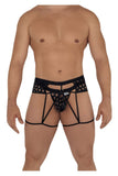 CandyMan 99577 Mesh Garter Jockstrap Color Black