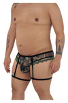 CandyMan 99580X Garter Camo Thongs Color Green