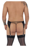 CandyMan 99589X Lace Garther G-String Color Black