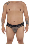 CandyMan 99596X Mesh-Lace Thongs Color Snake Print