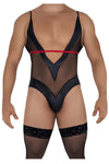 CandyMan 99600 Mesh Bodysuit Color Black