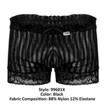 CandyMan 99601X Lounge Pajama Shorts Color Black