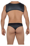 CandyMan 99612 Harness Thong Outfit Color Black