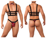 CandyMan 99634 Harness Two Piece Set Color Black