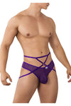 CandyMan 99640 Mesh Thongs Color Purple