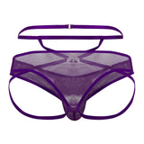 CandyMan 99640 Mesh Thongs Color Purple