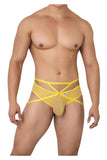 CandyMan 99640 Mesh Thongs Color Yellow