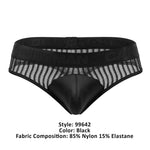 CandyMan 99642 Mesh Thongs Color Black