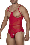 CandyMan 99670 Harness Bodysuit Color Red