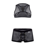 CandyMan 99680 Harness Trunks Two Piece Set Color Black