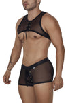 CandyMan 99680 Harness Trunks Two Piece Set Color Black