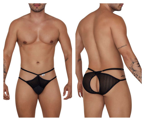 CandyMan 99681 Mesh Briefs Color Black