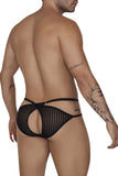 CandyMan 99681 Mesh Briefs Color Black