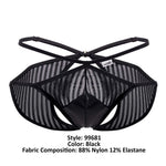 CandyMan 99681 Mesh Briefs Color Black