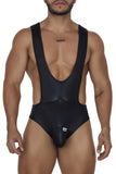 CandyMan 99693 Wrestling Bodysuit Color Black