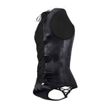 CandyMan 99694X Wrestling Bodysuit Color Black