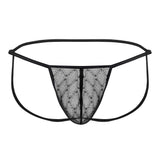 CandyMan 99709 Micro Lace Jockstrap Color Black