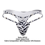 CandyMan 99712 Safari Thongs Color Zebra Print