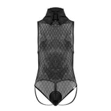 CandyMan 99720 Work-N-Play Bodysuit Color Black