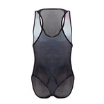 CandyMan 99725 Work-N-Out Bodysuit Color Moonlight Blue