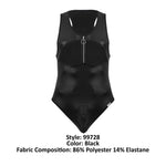 CandyMan 99728 Work-N-Play Bodysuit Color Black